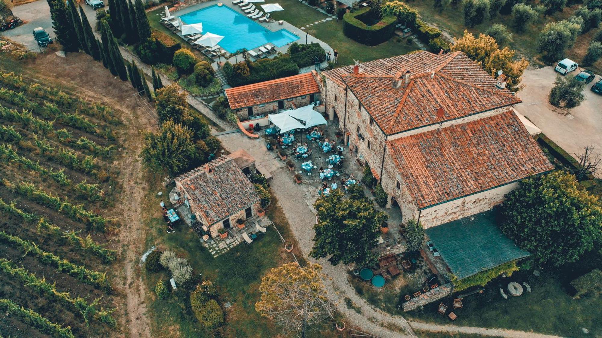 Agriturismo Fattoria Lavacchio Pontassieve Bagian luar foto