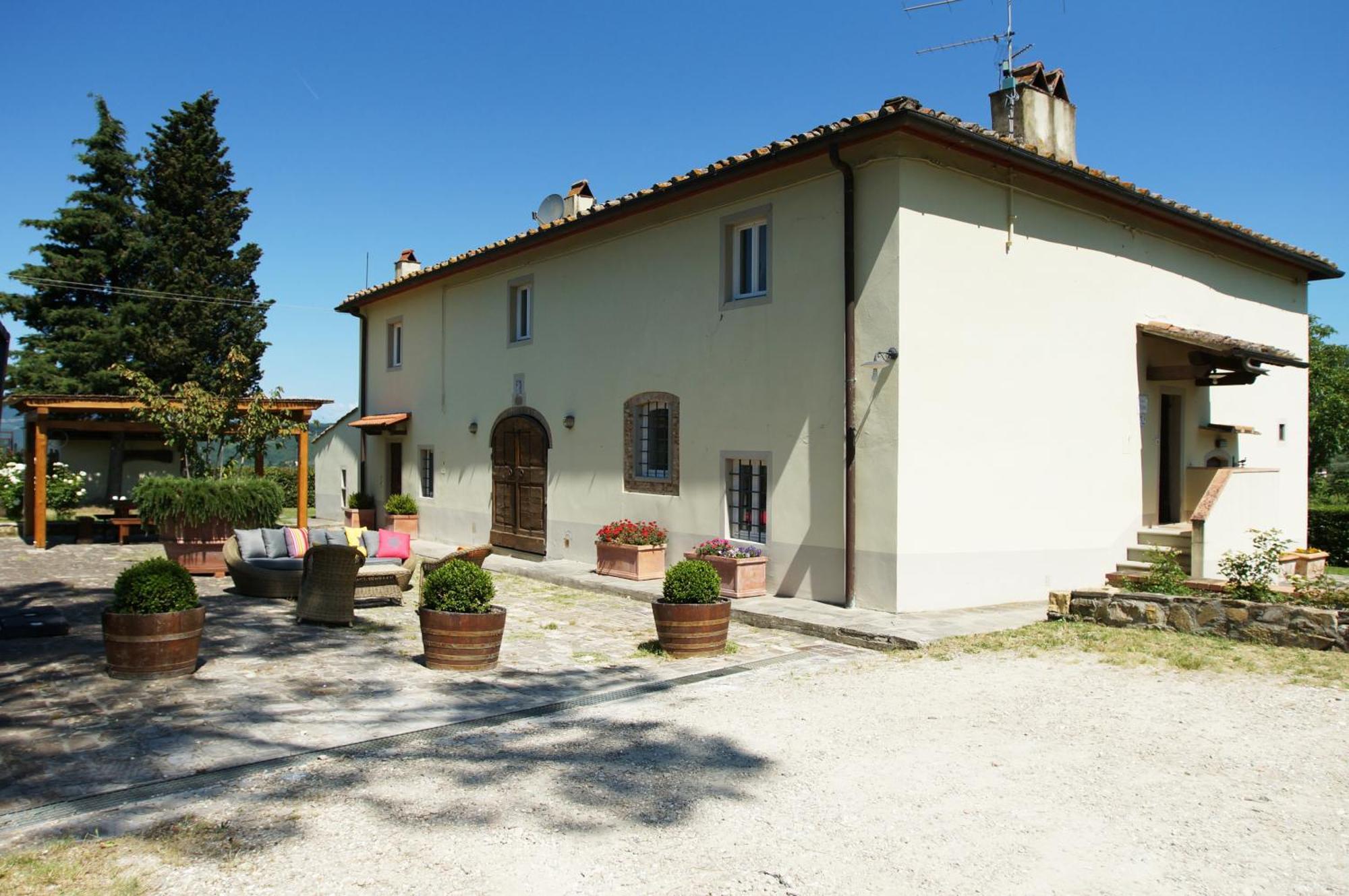 Agriturismo Fattoria Lavacchio Pontassieve Bagian luar foto